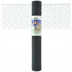 Treillis triple torsion plastifié  51cm x 25M 