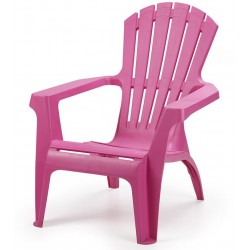 Fauteuil Canadien résine fuschia