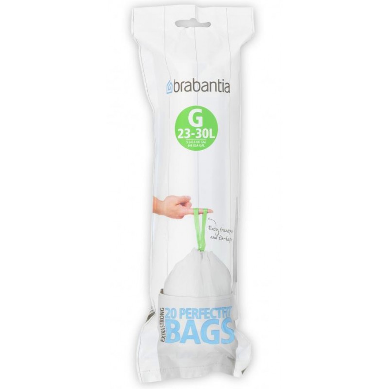 Sacs poubelle BRABANTIA code G 30L