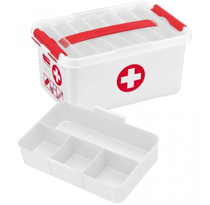 Boîte de rangement de trousse de premiers secours Portable, boîte