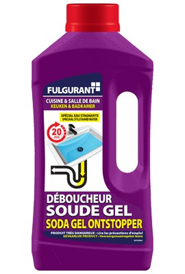 Soude caustique en gel : Déboucheur