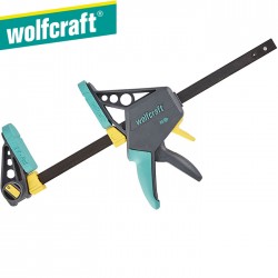 Wolfcraft 3455100-2 Mini Serre-joint à une Main 40-110 mm & 3615000 Pince  de serrage à cliquet FZR40 | Ouverture 40 mm vert
