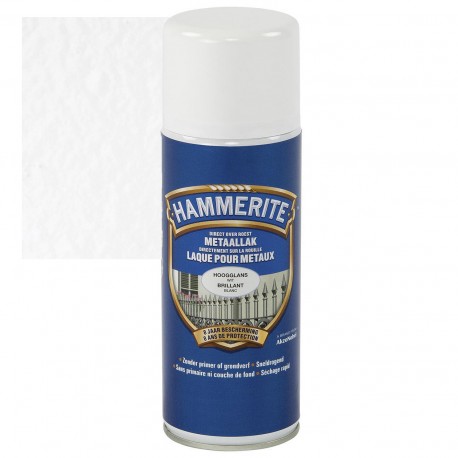 HAMMERITE spray brillant blanc 400ml