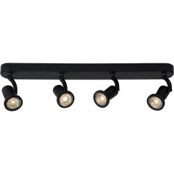 JASTER Barre 4 spots LED noir