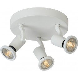 JASTER Plafonnier 3 spots LED blanc