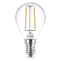 Ampoule boule LED PHILIPS Claire E14 ~25W WW ND