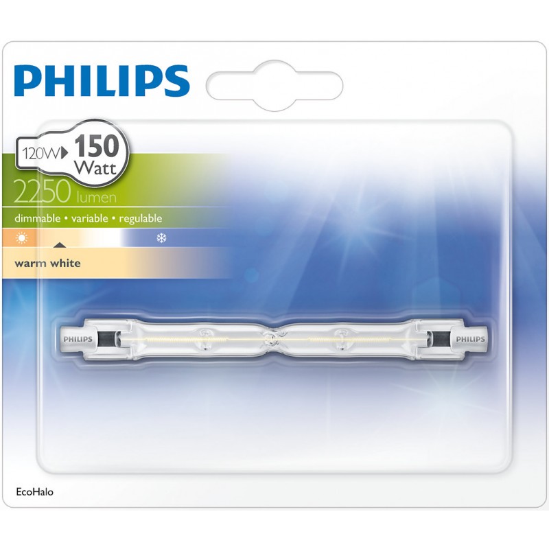 Philips EcoHalo 500W R7S 230V 118mm Halogène Ampoule Lumière