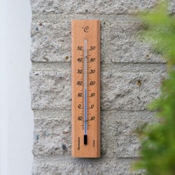 Thermométre extérieur Grenouille en métal avec ventouse 16x12 cm