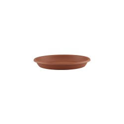 Soucoupe ronde PVC 11 terracotta