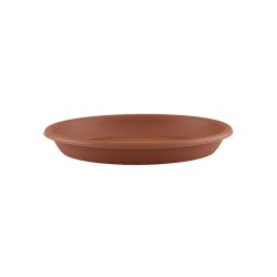 Soucoupe ronde PVC 18 terracotta