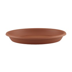 Soucoupe ronde PVC 26 terracotta