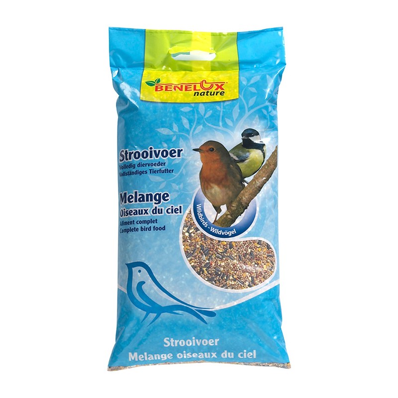 Mélange de graines fruits et insectes pour oiseaux du jardin 5 kg 