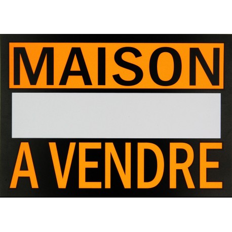 Affiche Plastif. "Maison à Vendre" 23x33cm