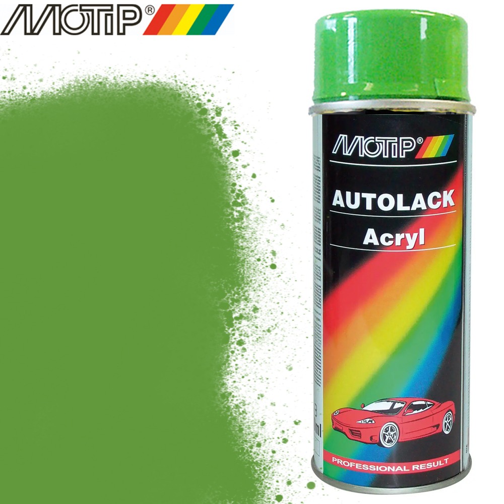 Aérosol peinture noir brillant MOTIP 500 ml - Feu Vert