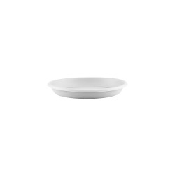 Soucoupe ronde PVC 11 blanc