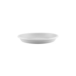 Soucoupe ronde PVC 13 blanc