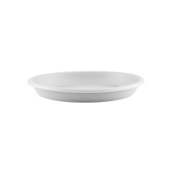 Soucoupe ronde PVC 18 blanc