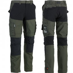 Pantalon HEROCK Hector kaki/noir