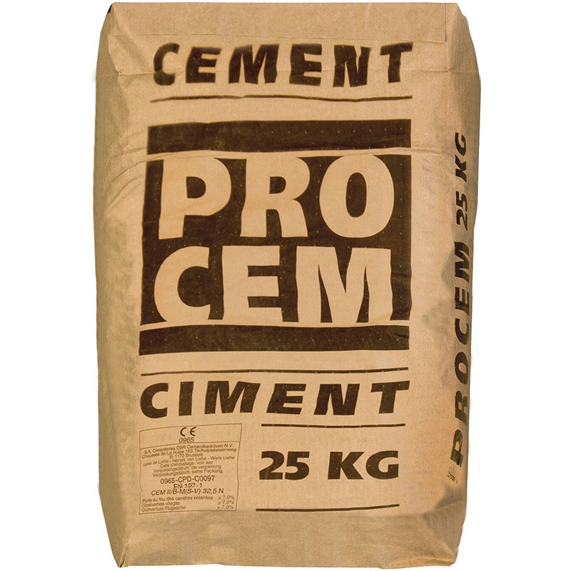 25 kg de ciment en litre best sale