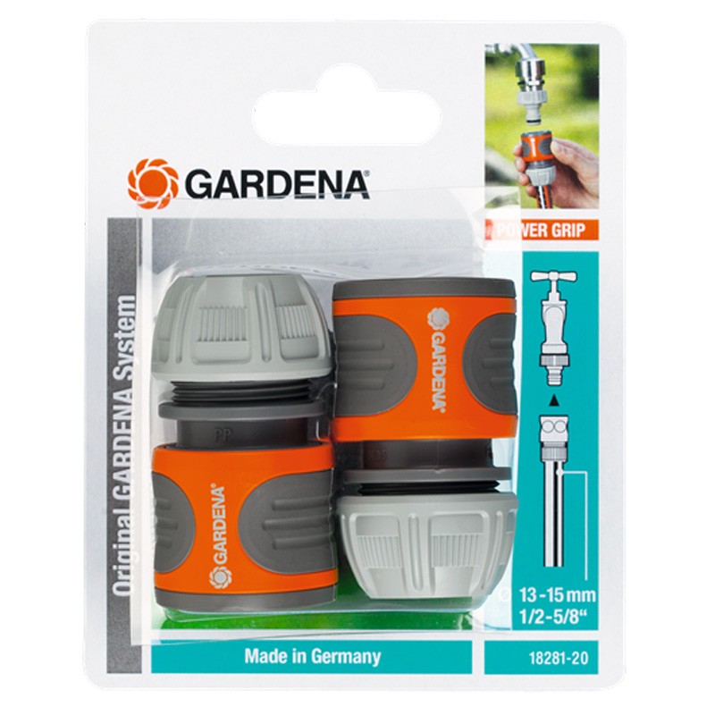 Gardena Raccord de Tuyau d'Arrosage Premium - 13-15 mm (1/2-5/8