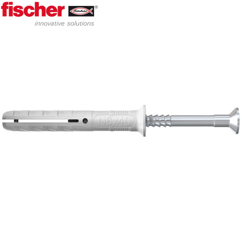 Chevilles a clouer FISCHER N8x80 25 pcs