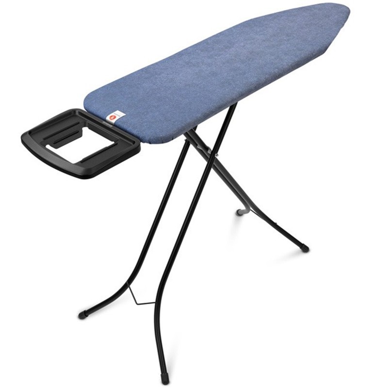 Planche à repasser de table brevetée, pieds pliables, peu encombrant, gris,  bleu