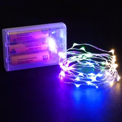 Guirlande MICROLIGHT 2 mètres 40 LEDs multicolores