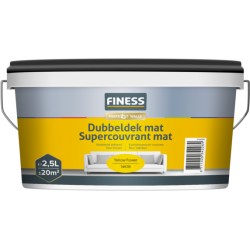 FINESS Supercouvrant Mat 2,5L Yellow Flower