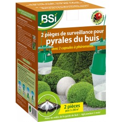 2 grands pièges à phéromones contre pyrale du buis