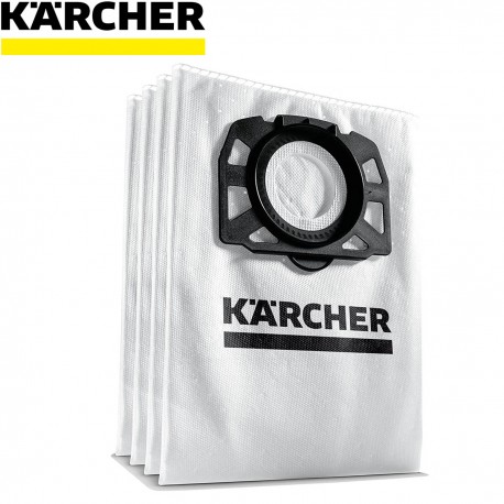 4 sacs pour aspirateur KARCHER WD2 3 SE4