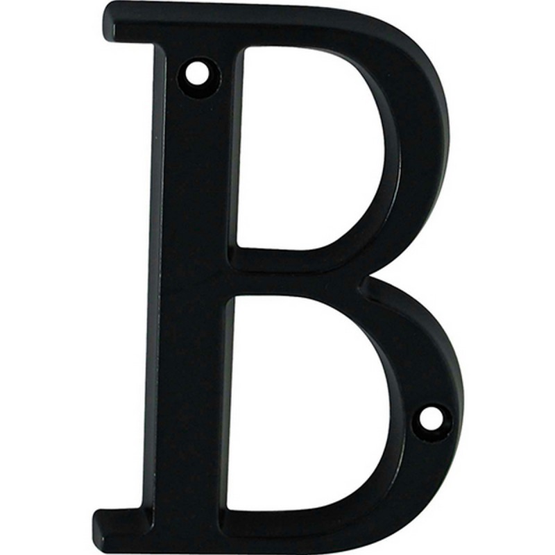 Lettre "B" Aluminium 97mm Noire