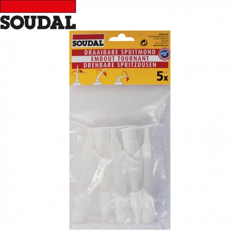 SOUDAL 5 embouts tournants pour cartouches