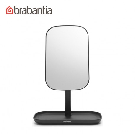 Miroir avec plateau BRABANTIA Renew gris foncé