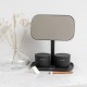 Miroir avec plateau BRABANTIA Renew gris foncé