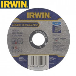 Disque à tronçonner le métal IRWIN Ø115 x 1,6mm