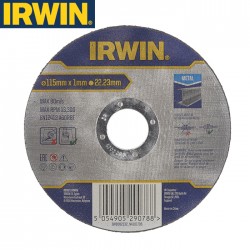 Disque à tronçonner le métal IRWIN Ø115 x 1mm