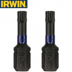 2 embouts de vissage IRWIN Impactpro T25