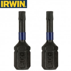 2 embouts de vissage IRWIN Impactpro T15