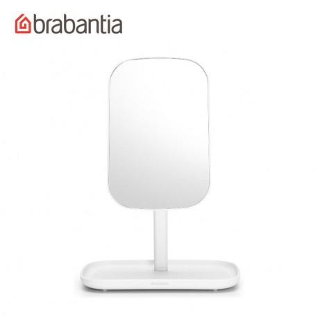 Miroir avec plateau BRABANTIA Renew blanc