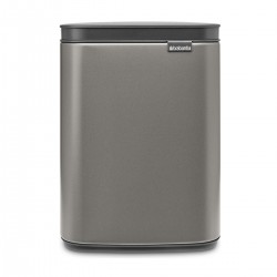 Poubelle murale BRABANTIA Bo Waste Bin 4L Platinum