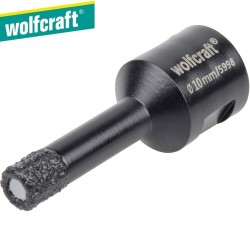 Trépan diamant meuleuse pour carrelage WOLFCRAFT Ø10mm