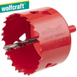 Scie-cloche BIM 6 pans multi-matériaux WOLFCRAFT Ø68mm