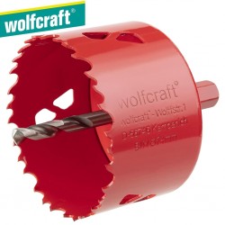 Scie-cloche BIM 6 pans multi-matériaux WOLFCRAFT Ø74mm