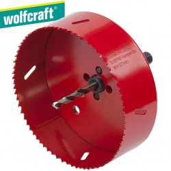 Scie-cloche BIM 6 pans multi-matériaux WOLFCRAFT Ø127mm