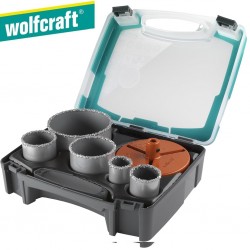 Coffret 5 trépans carbure Ø33-103 WOLFCRAFT