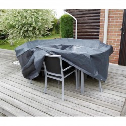 Housse pour ensemblede jardin rond Ø205xH90cm