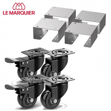 Kit de roues pour cuisine LE MARQUIER