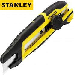 Cutter STANLEY Quickl Snap18mm avec molette