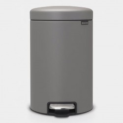 Poubelle BRABANTIA NewIcon 12L Gris minéral