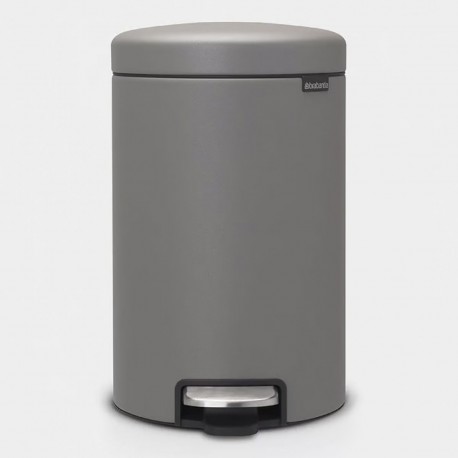 Poubelle BRABANTIA NewIcon 12L Gris minéral